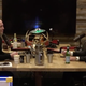 Joe Rogan and Jordan Peterson talking on the set of the Joe Rogan Experience.